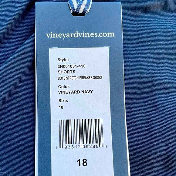 NWT Vineyard Vines Boys 18 Stetch Breaker Shorts - Picture 7 of 9